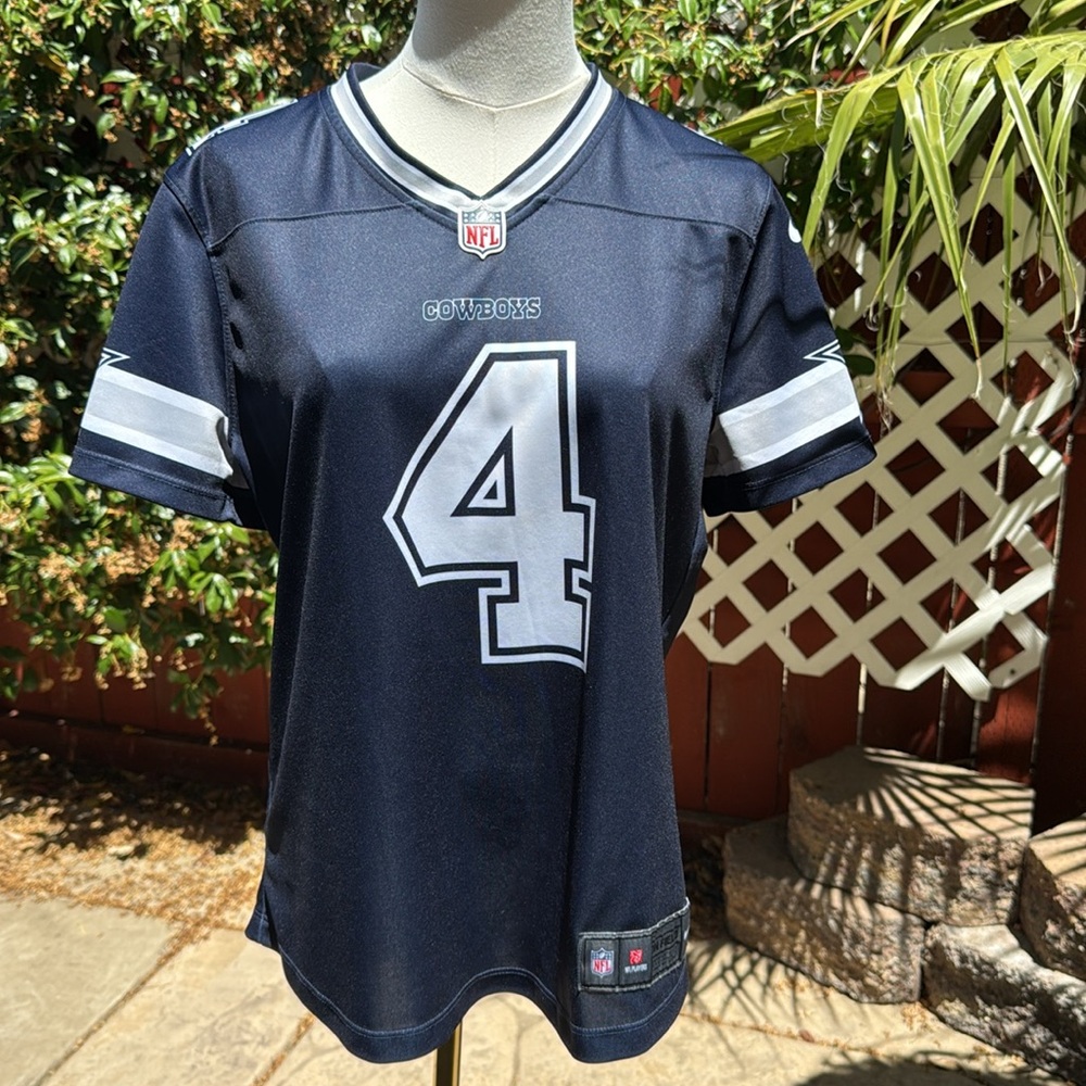 Dallas Cowboys Dak Prescott #4 game jersey. - Picture 4 of 9